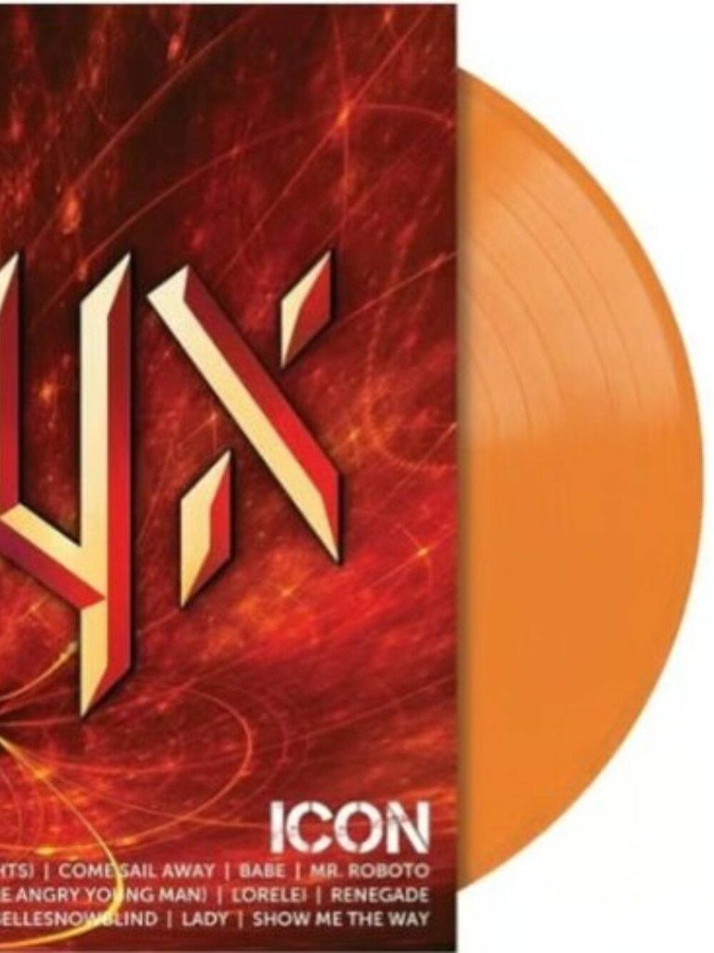 Styx Icon LP ~ Exclusive Colored Vinyl (Translucent Orange) ~ New/Sealed!